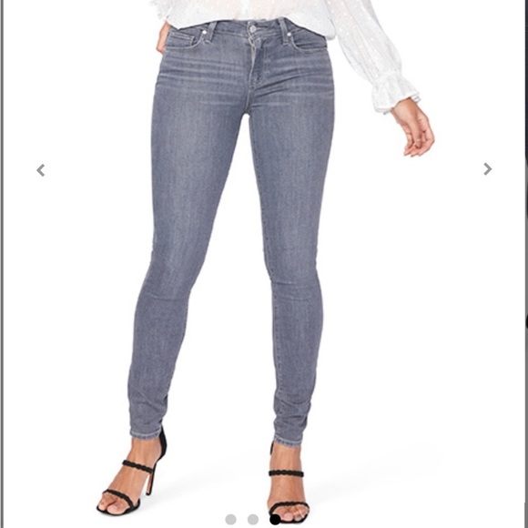 Paige Gray Soft Denim Jeans Stretch Verdugo Ultra Skinny Size 26 - Picture 2 of 13